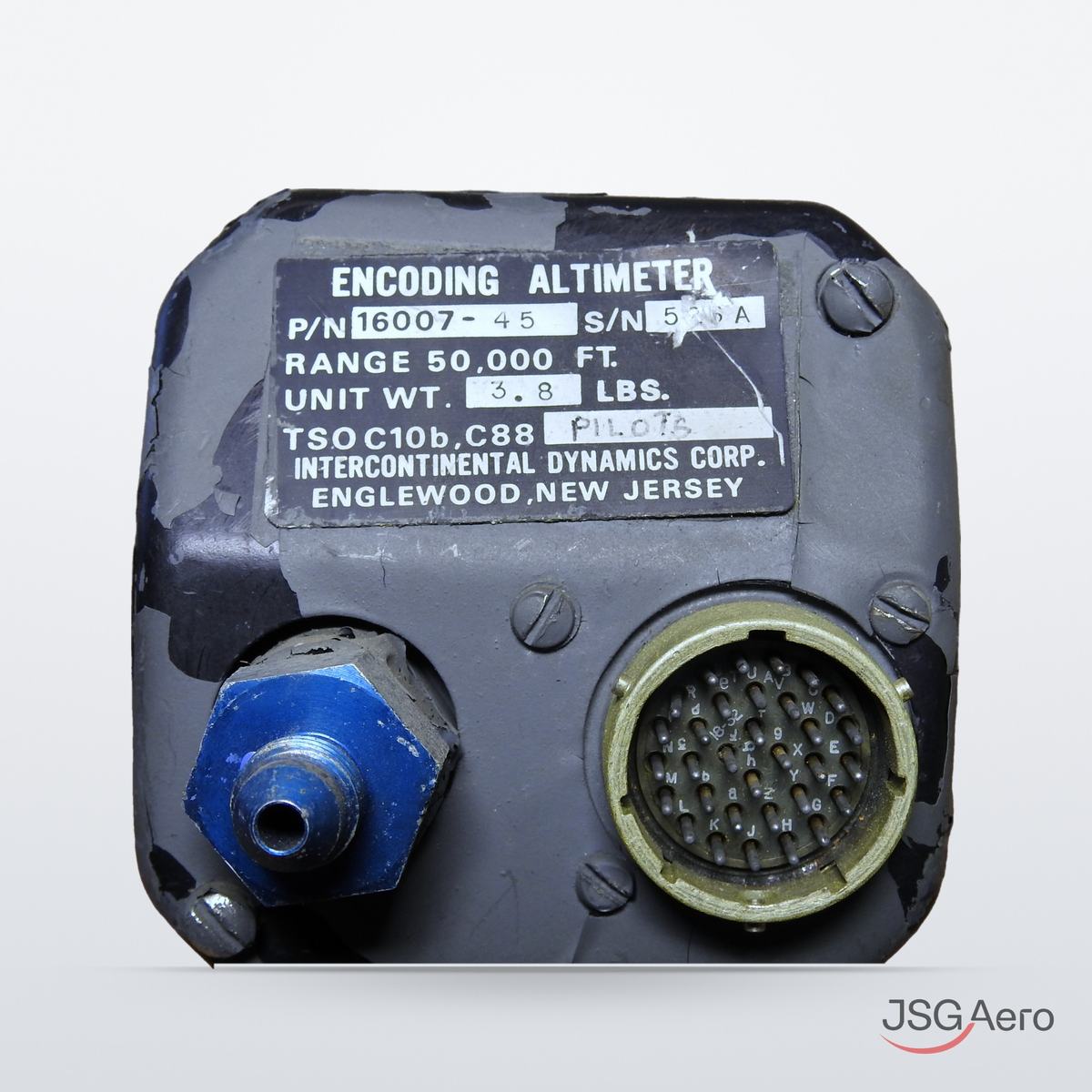 16007-45 ENCODING ALTIMETER · INTERCONTINENTAL DYNAMICS – foto 1 de 3