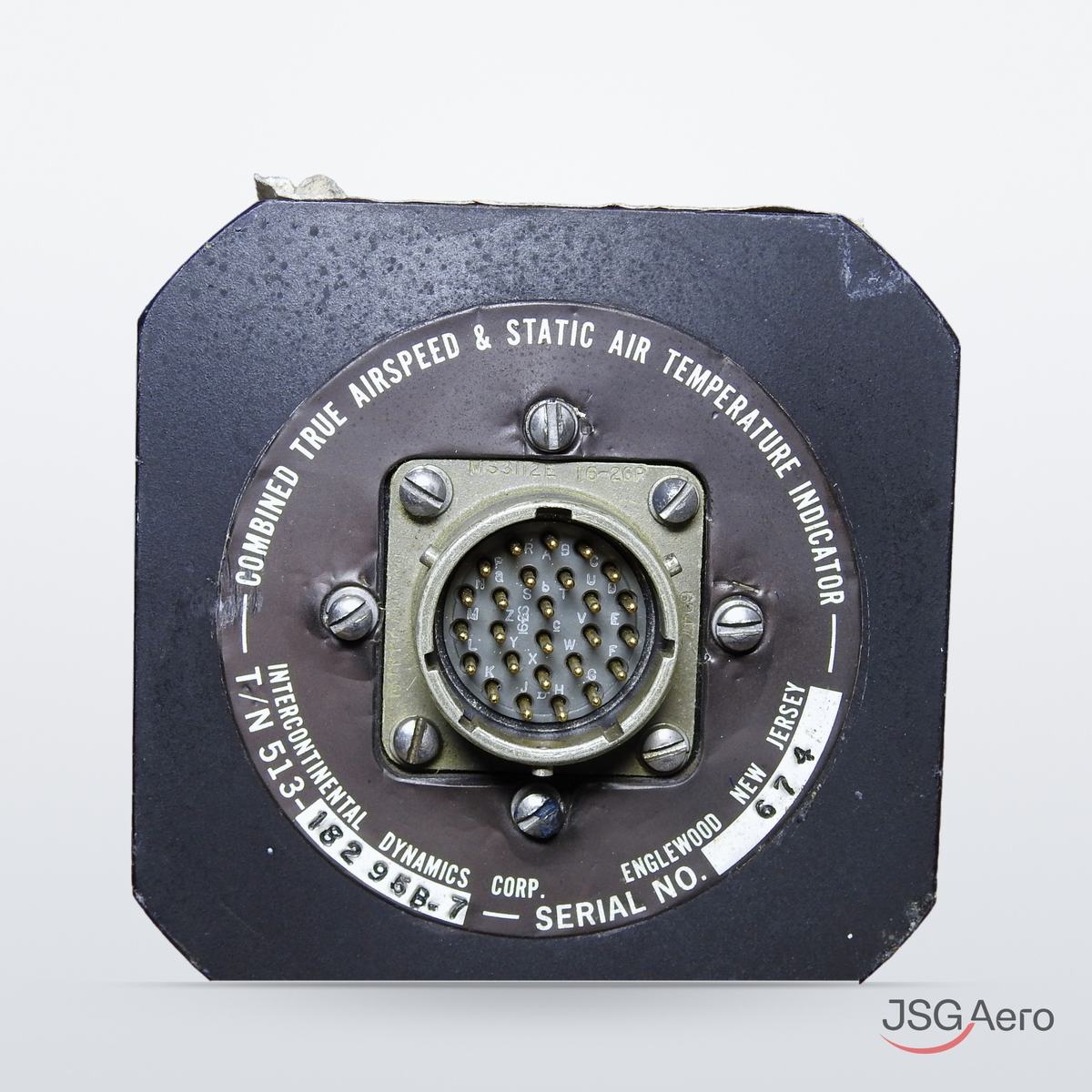 513-182958-7 COMBINED TRUE AIRSPEED & STATIC AIR TEMPERATURE INDICATOR – foto 1 de 4