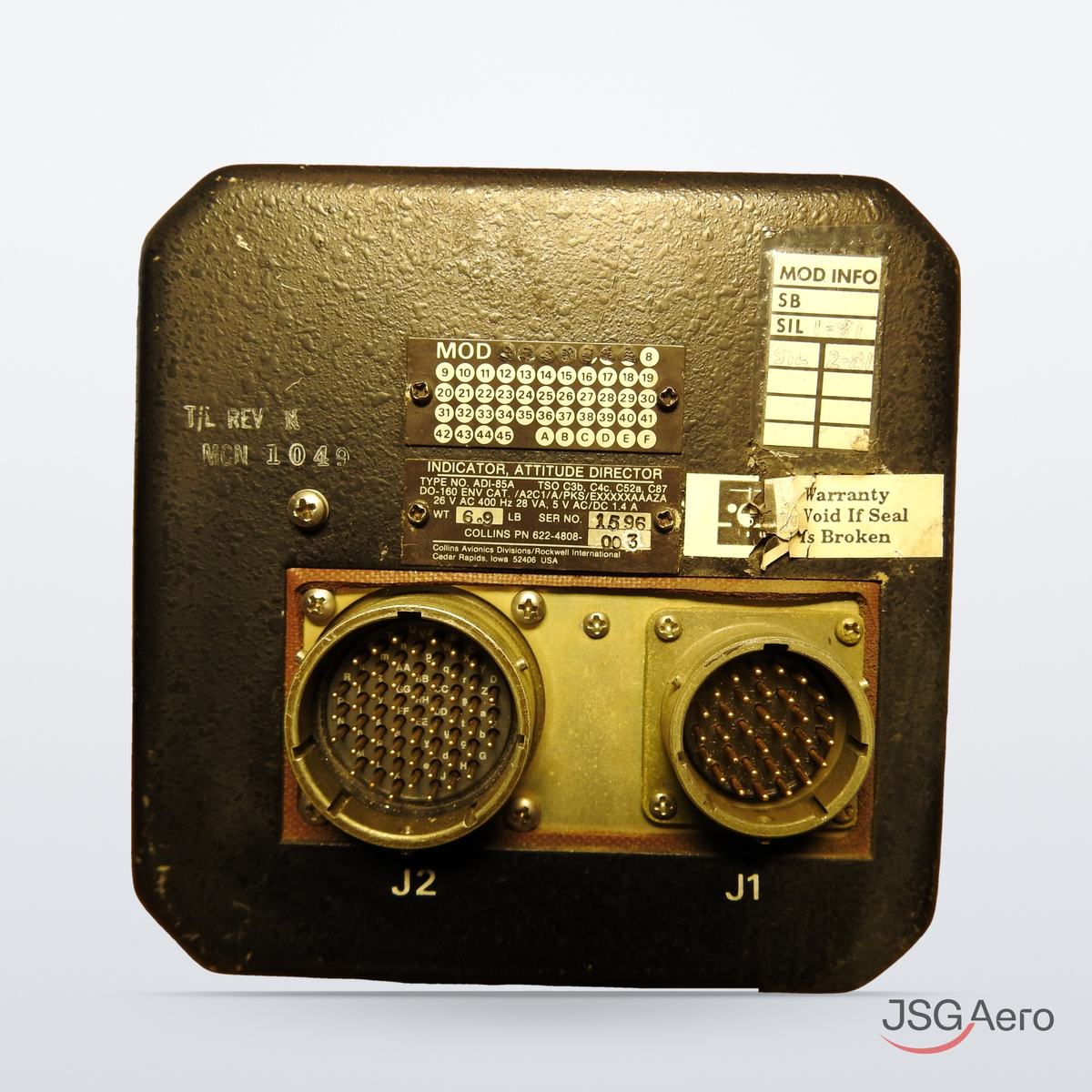 622-4808-003 INDICATOR, ATTITUDE DIRECTOR ADI-85A · COLLINS – foto 1 de 3