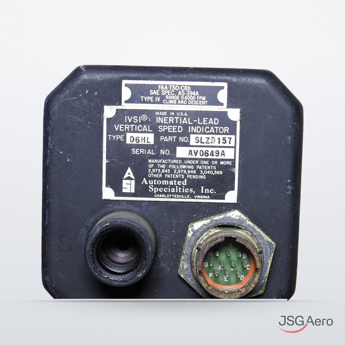 SLZ9157 IVSI INERTIAL-LEAD VERTICAL SPEED INDICATOR – foto 1 de 6